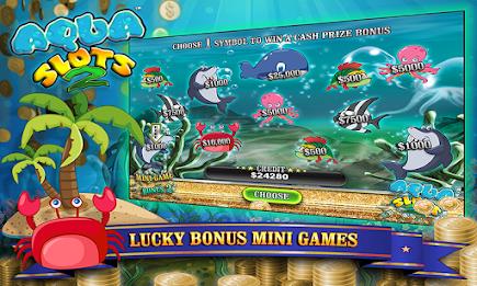 Aqua Slots 2 Treasure Island Captura de tela 1