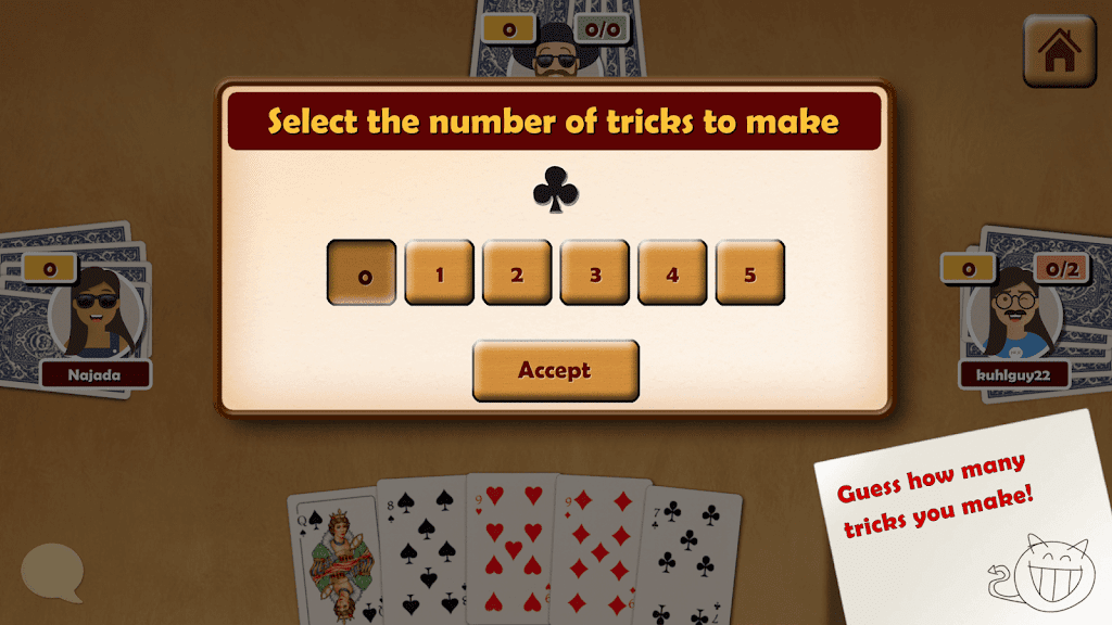 Oh Hell - Online Spades Game Скриншот 0