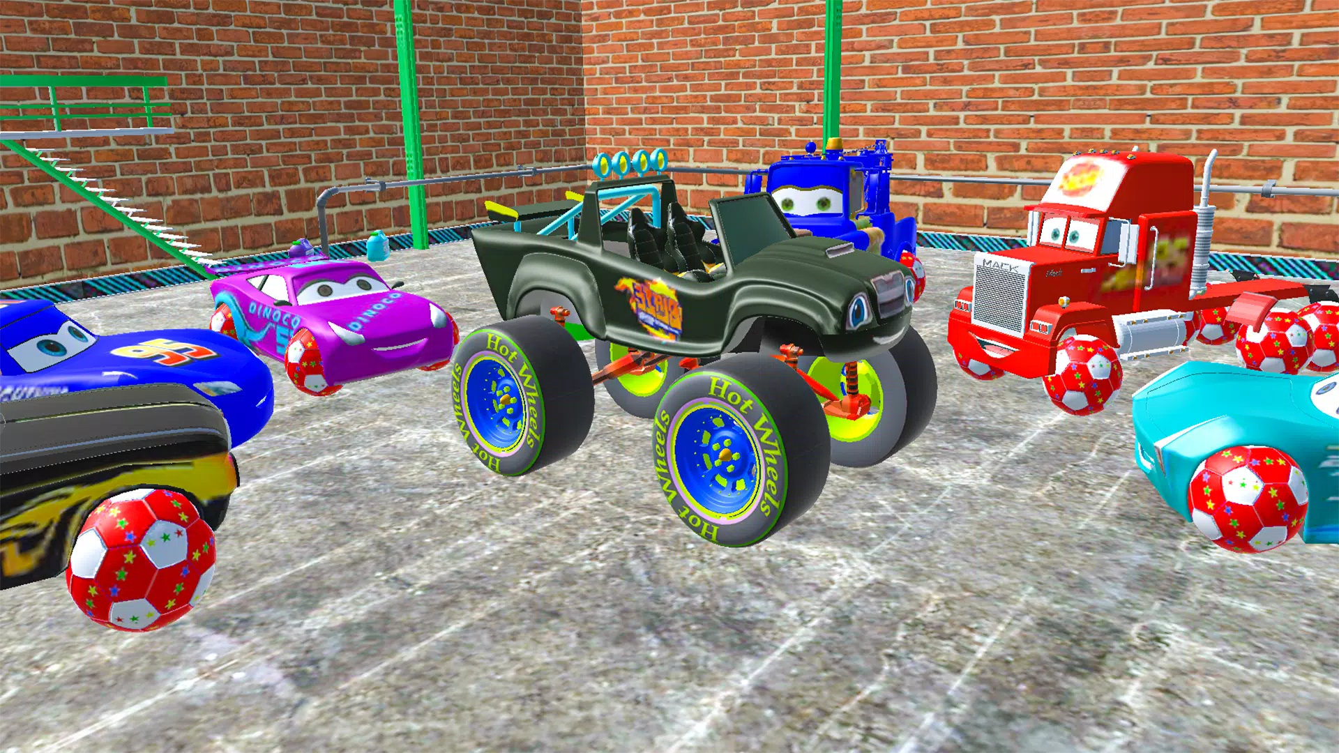 McQueen and Crazy Racing Cars Screenshot 2