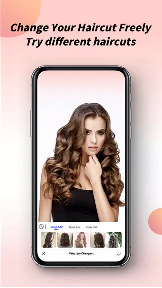 Hairstyle try on Captura de tela 0