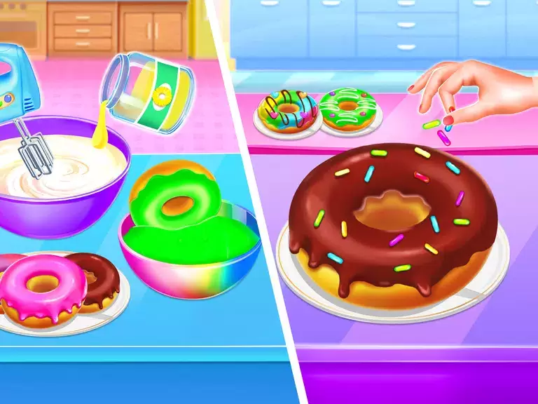 Make Donuts Game - Donut Maker ภาพหน้าจอ 0