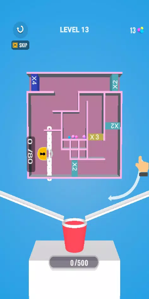 Multi Maze 3D : Spin & Collect Screenshot 2