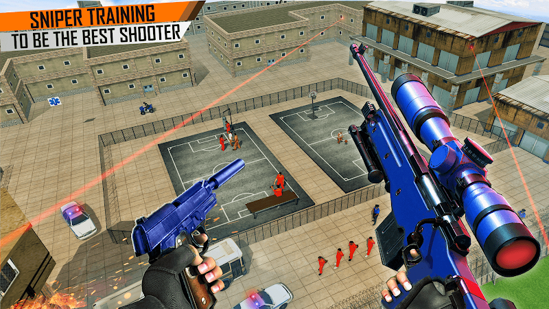 Prisoner Sniper Shooting 3D Gun Games應用截圖第2張