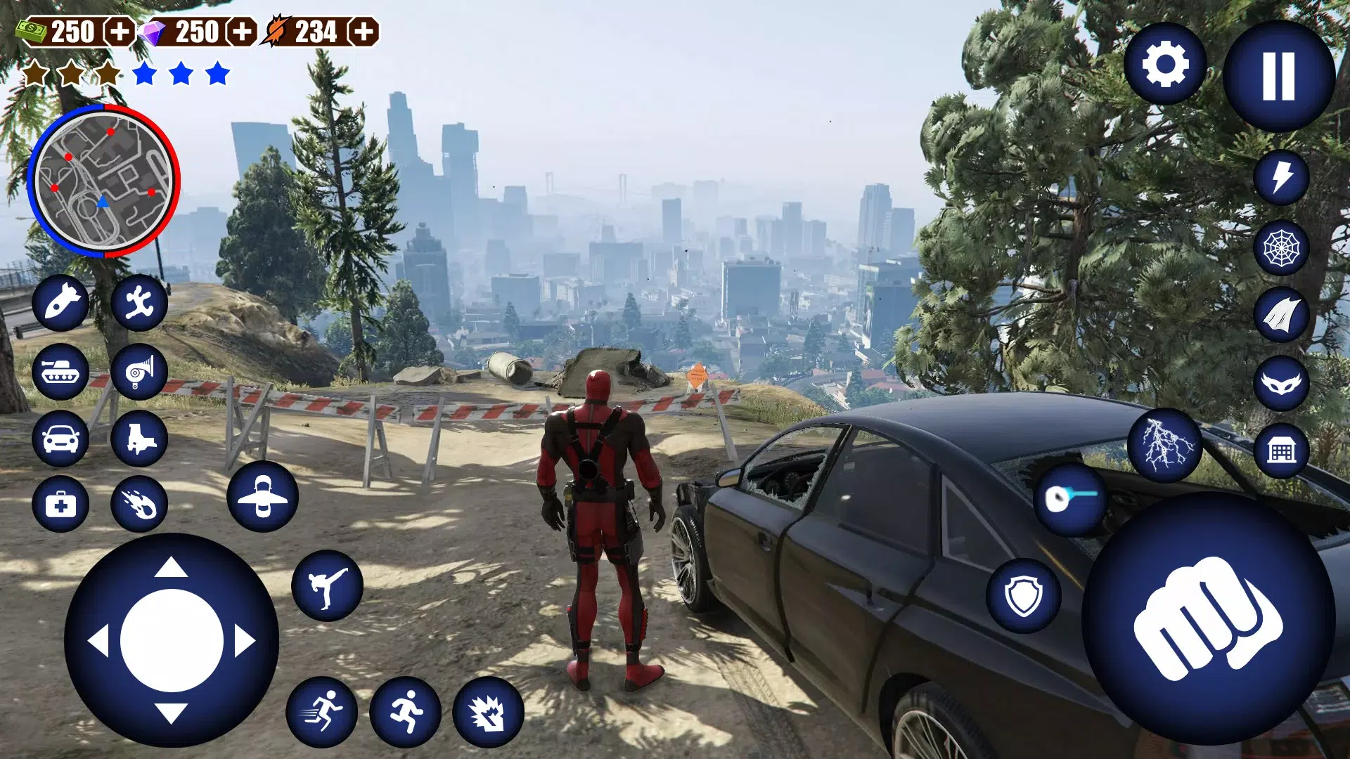 HOMEM-ARANHA AZUL 3D Captura de tela 3
