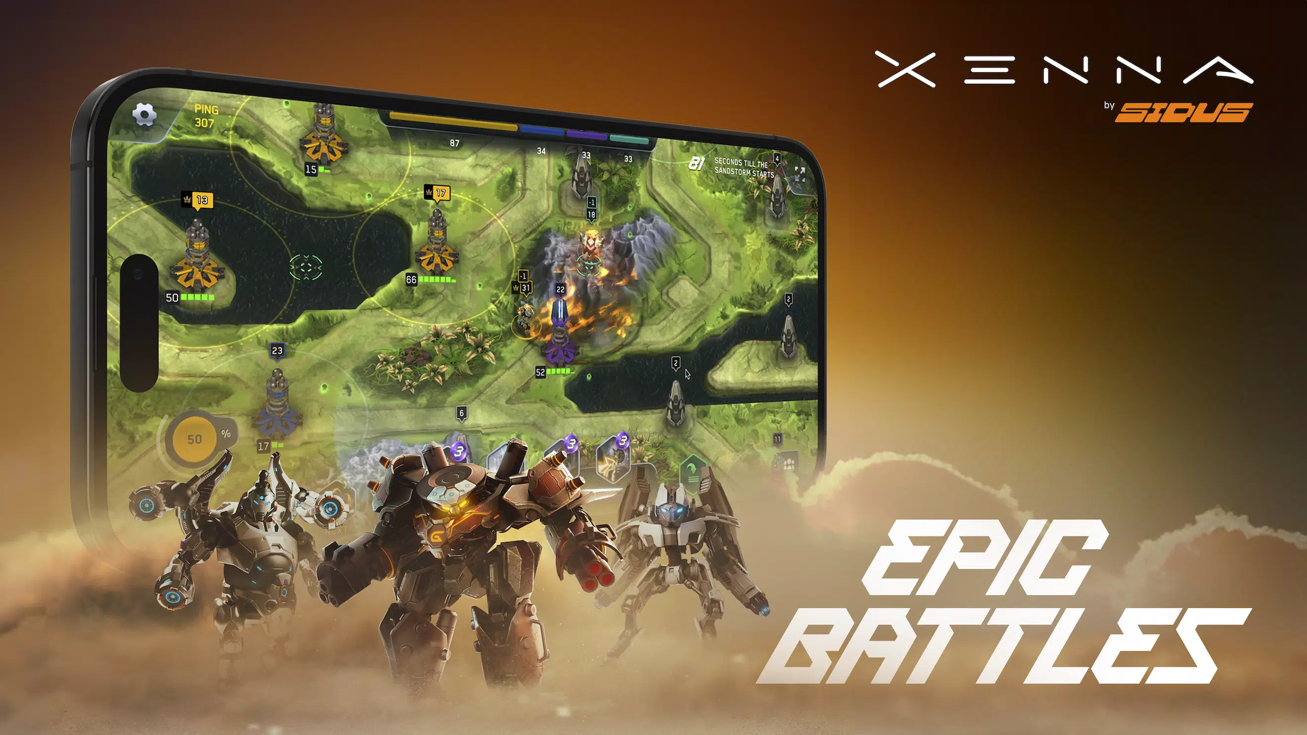 Xenna: Card Battle RTS 스크린샷 0