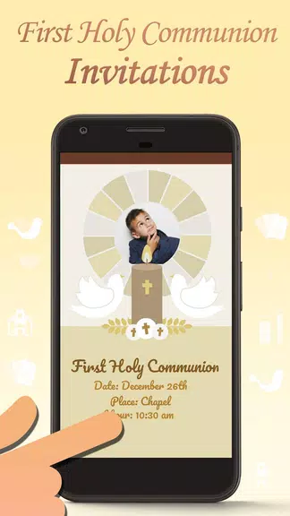 First Communion Invitations スクリーンショット 0