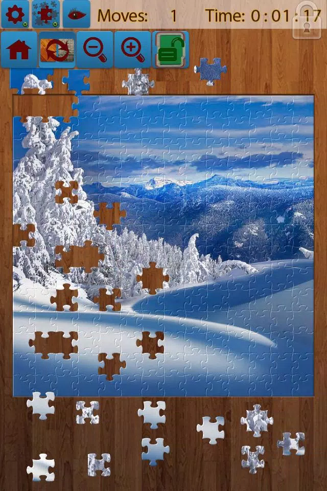 Snow Landscape Jigsaw Puzzles Zrzut ekranu 0