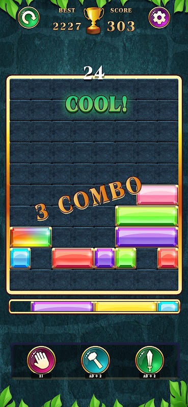 Block Puzzle Jewel Drop Blast ဖန်သားပြင်ဓာတ်ပုံ 2