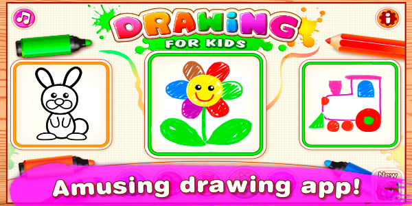 image: Screenshot of Bini Drawing app