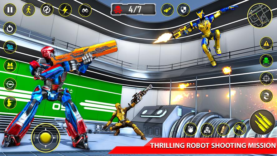 Robot Shooting Game Schermafbeelding 2