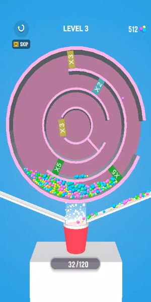 Multi Maze 3D : Spin & Collect Screenshot 0