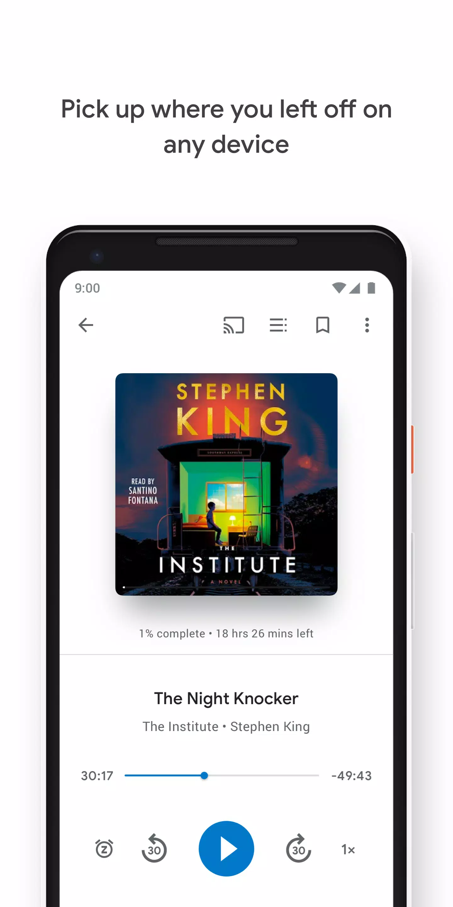 Google Play Books Zrzut ekranu 1