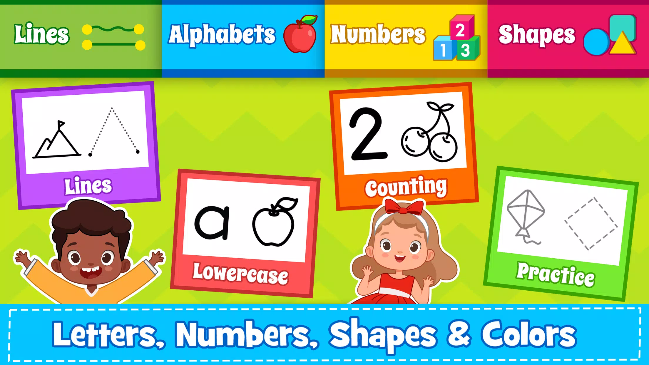 ABC Tracing Preschool Games 2+ ဖန်သားပြင်ဓာတ်ပုံ 0