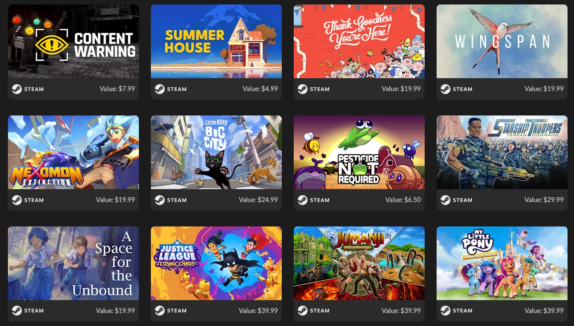 Game Titles in Safe In Our World Bundle