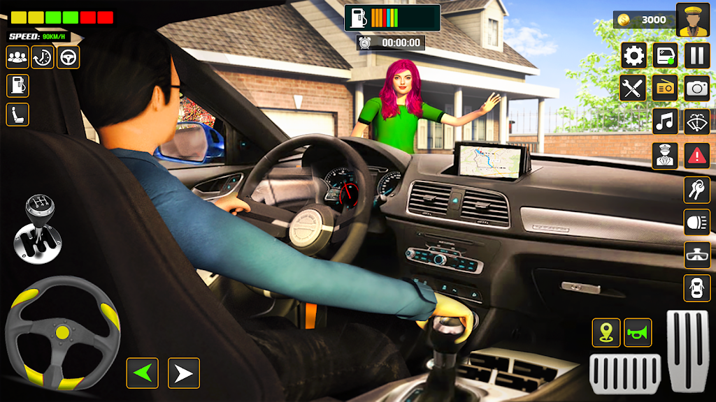 City Cab Driver Car Taxi Games Captura de pantalla 0