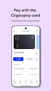 Cryptopay:Bitcoin wallet&card Screenshot 2