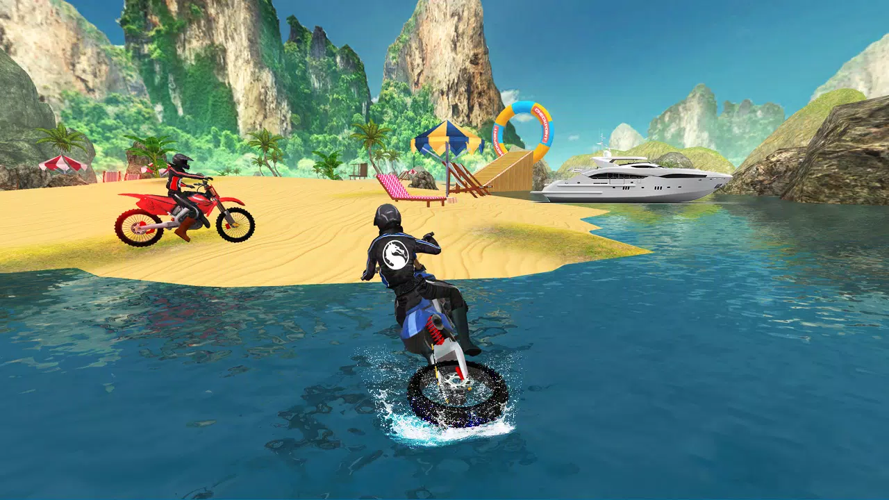 Bike Racing : Water Bike Games Zrzut ekranu 3