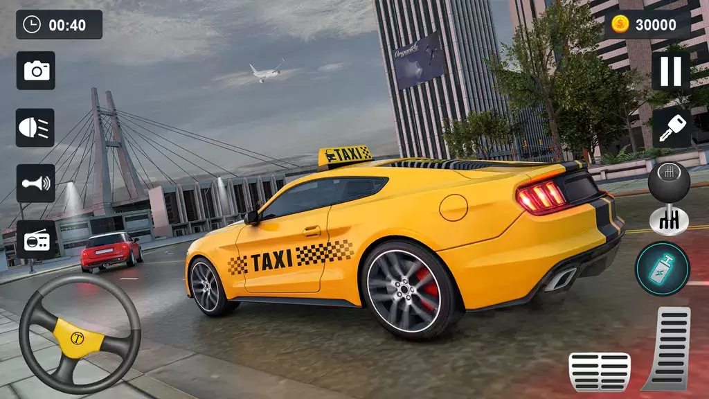 Taxi Simulator 3D - Taxi Games ဖန်သားပြင်ဓာတ်ပုံ 3