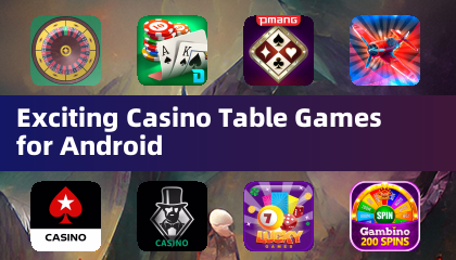Emozionanti giochi da tavolo da casinò per Android