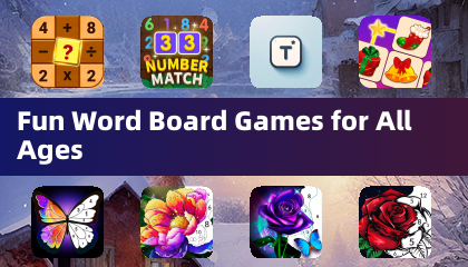 Fun Word Board Games for All Ages