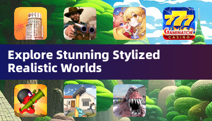 Explora impresionantes mundos realistas y estilizados