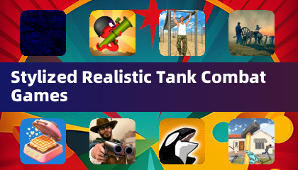 Jogos de Combate de Tanque Estilizado e Realista