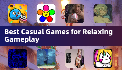 휴식을 취할 수 있는 플레이가 가능한 최고의 캐주얼 게임