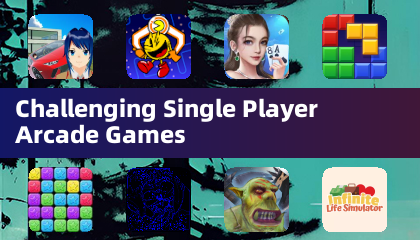 도전적인 싱글 플레이어 아케이드 게임