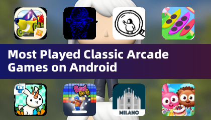 안드로이드에서 가장 많이 플레이되는 클래식 아케이드 게임