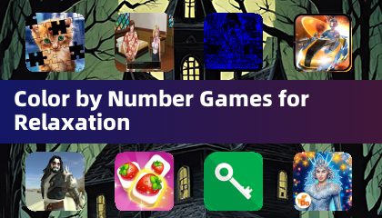 색상으로 번호를 칠하는 게임: 휴식을 위한 즐거움